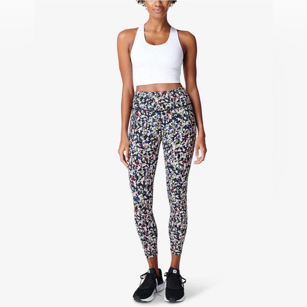 Sweaty Betty Power 7/8 Graphic Print High-Rise Stretch-Woven Pattern Legging‎ 12